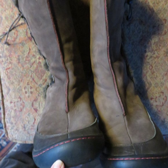 Clarks Privo Kaley brown midcalf low heel boots, size 8 nwot - Picture 6 of 8